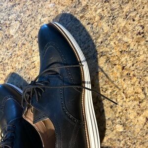 Men's Black Leather Dress Shoes